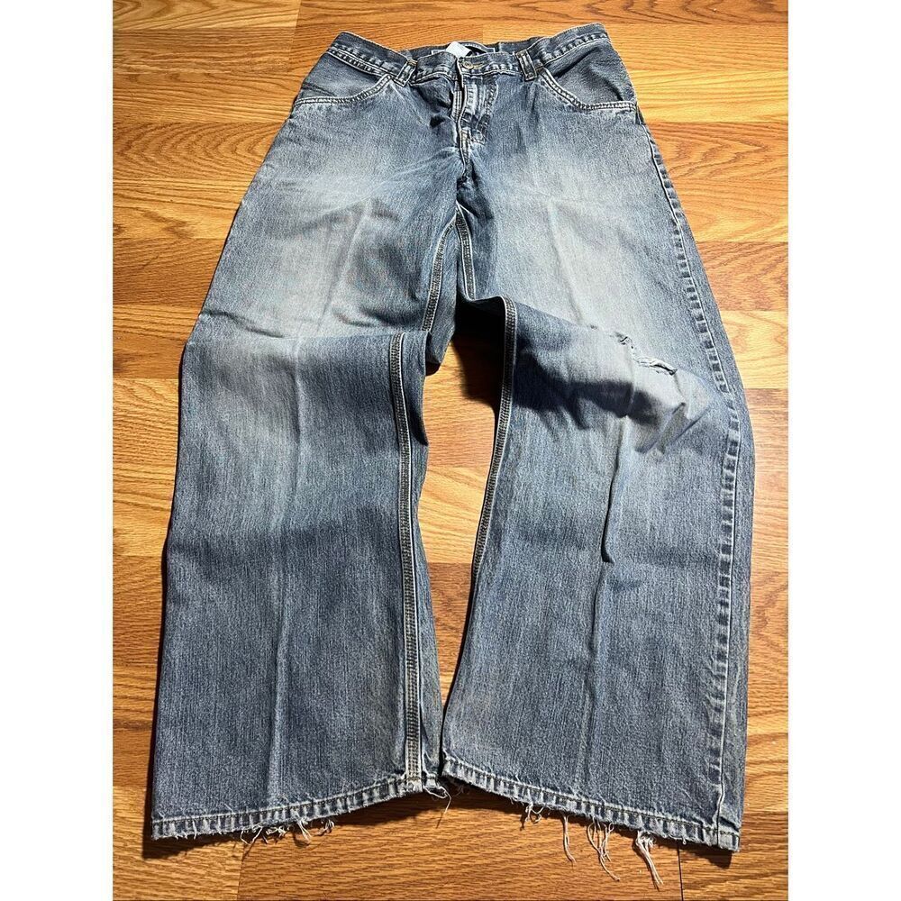 SOLD Vintage Y2K Gap Carpenter Distressed Baggy Jeans